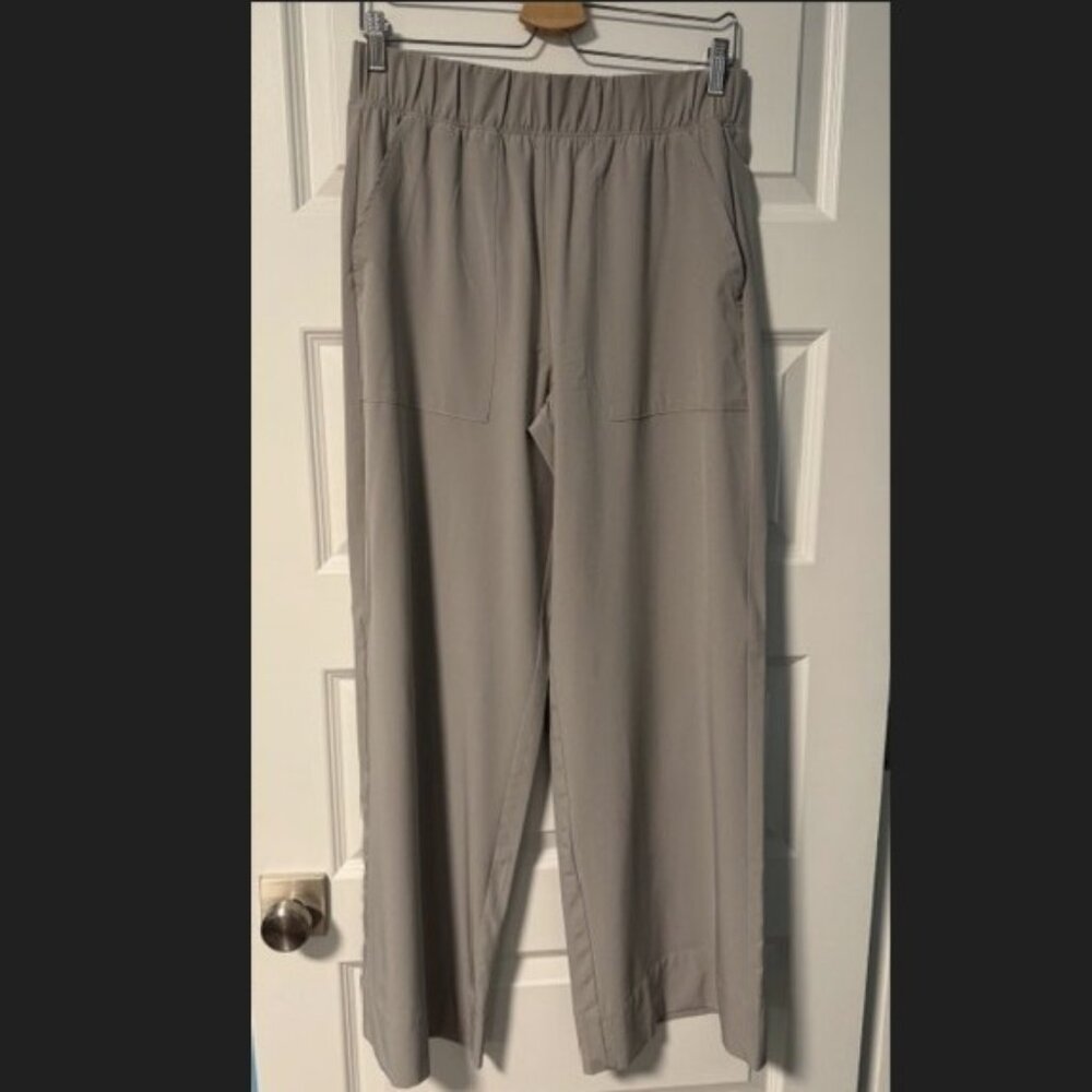 Beyond Yoga Wide Leg Pants in Light Taupe - Picture 2 of 6
